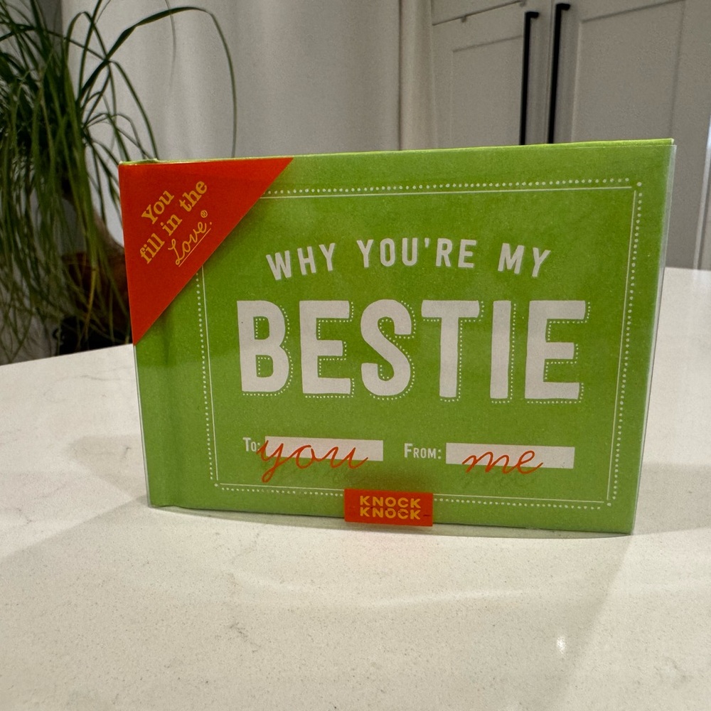 Knock, Knock - Why You’re My Bestie - fill in the blank book